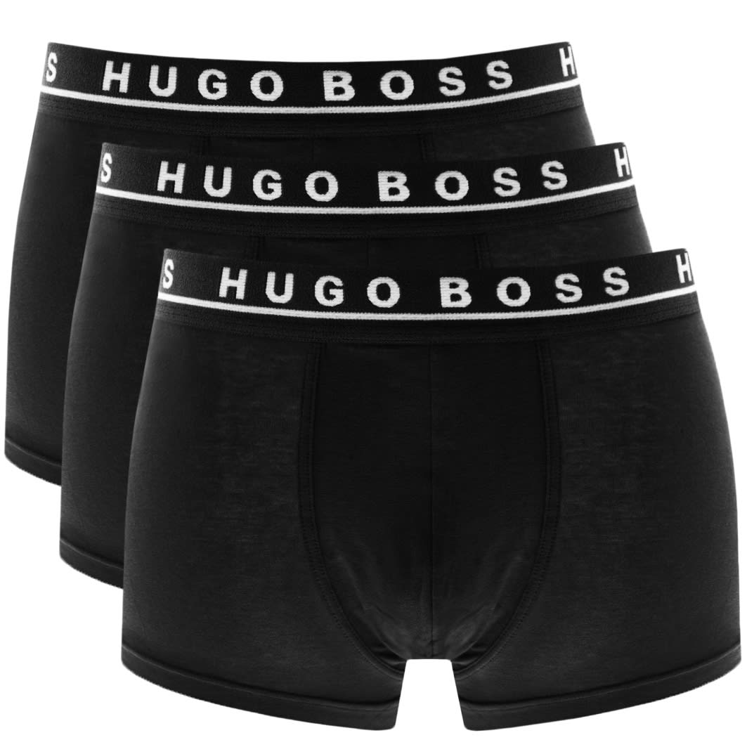 Alternative Image for ProductBOSS Underwear Triple Pack Boxer Trunks Black1